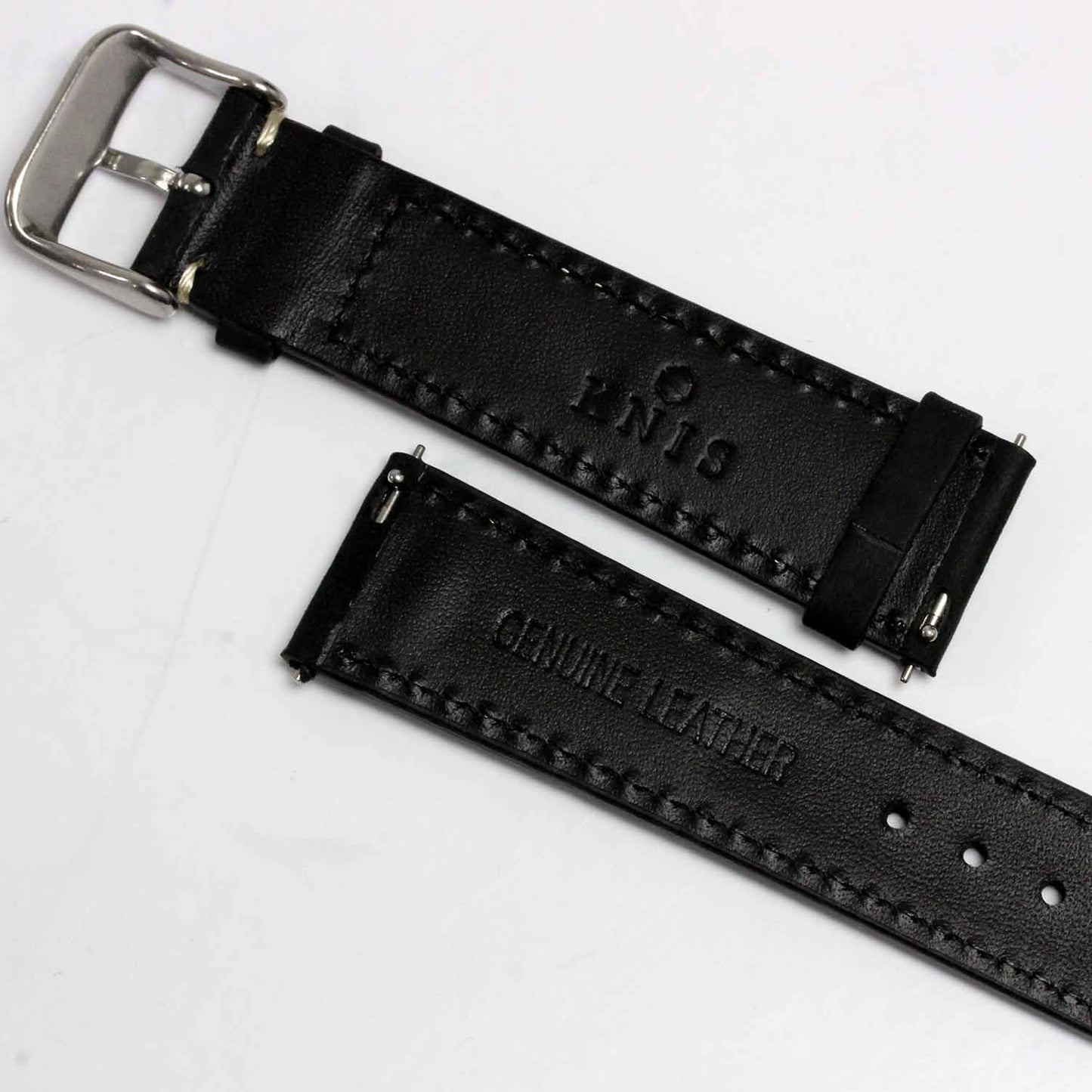 KNIS 替えベルト 本牛革 イタリアンレザーベルト ストラップ 20mm ブラウン
