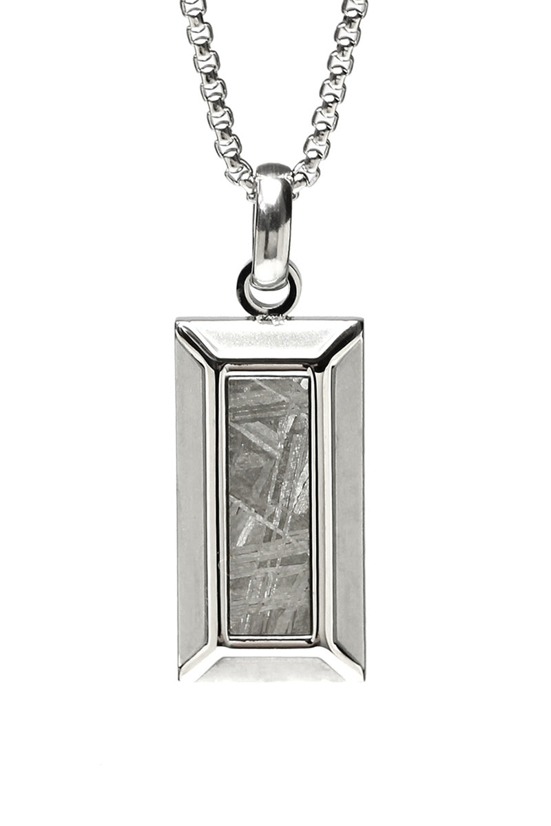 KNIS Meteorite Necklace Stainless Steel Plate KN-NC001-MT