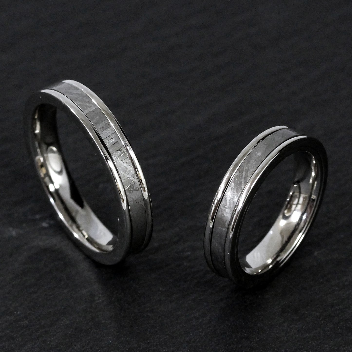 KNIS Meteorite Ring Stainless Steel KN-RG001-MT