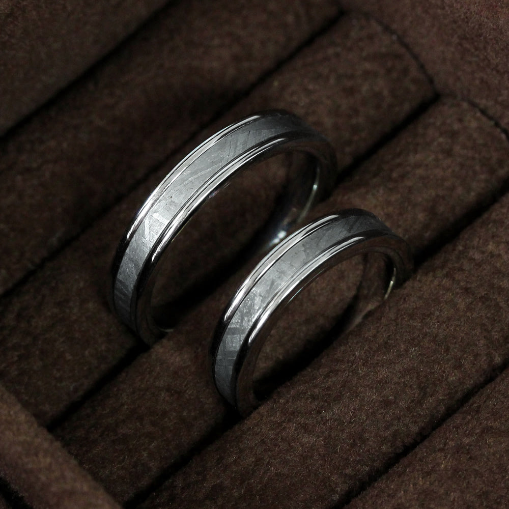 KNIS Meteorite Ring Stainless Steel KN-RG001-MT