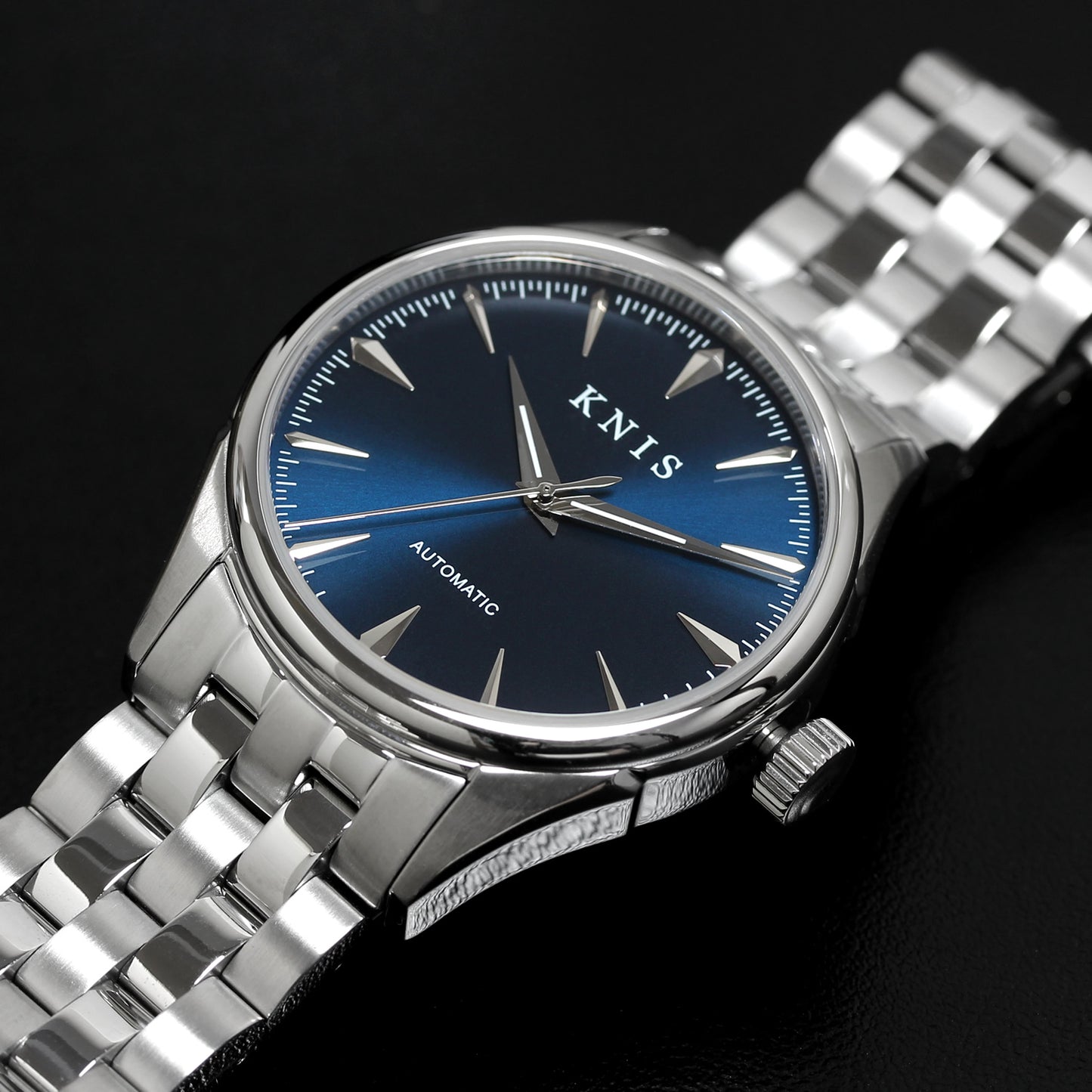 KNIS Automatic Sunray Dial Deep Blue KN001-BL