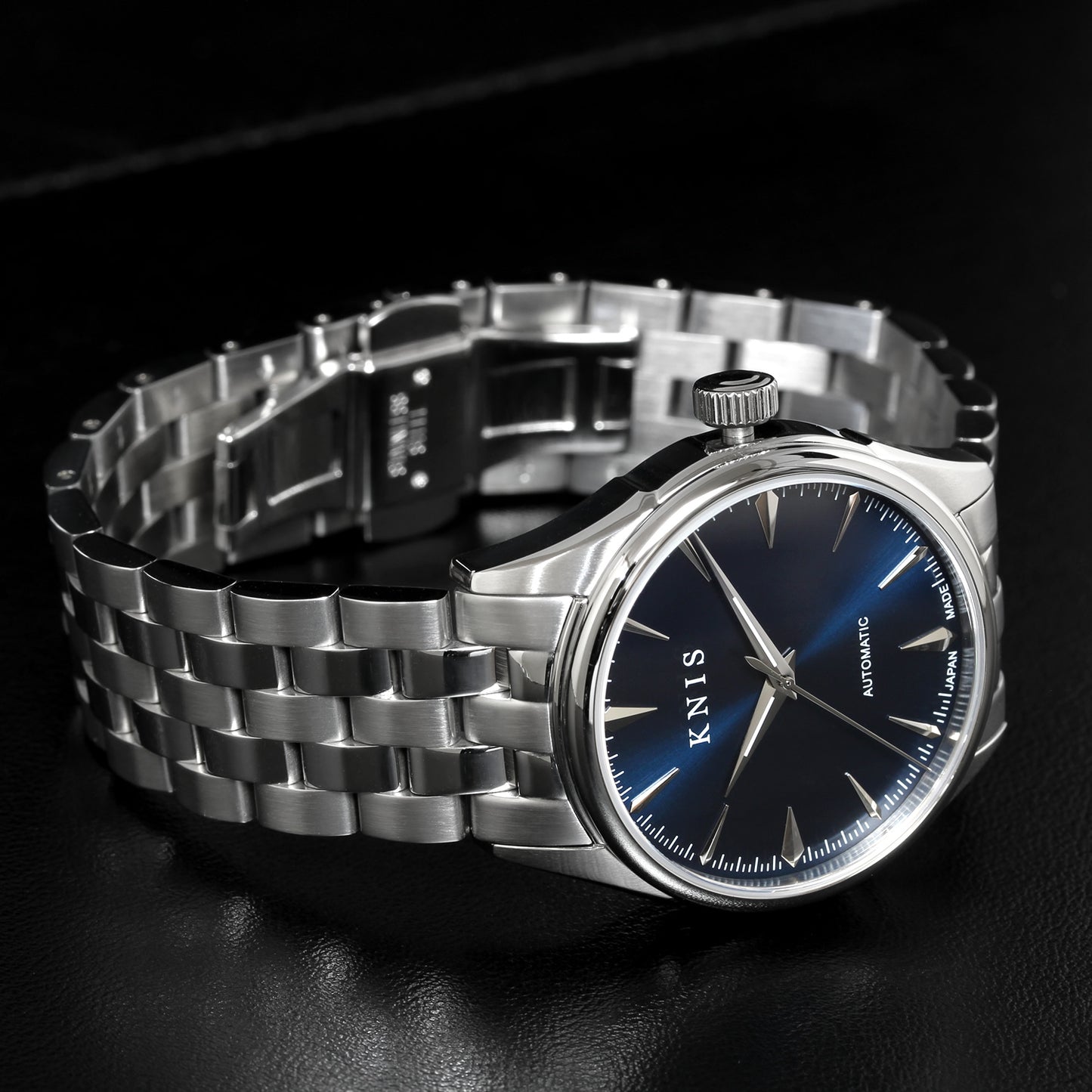 KNIS Automatic Sunray Dial Deep Blue KN001-BL
