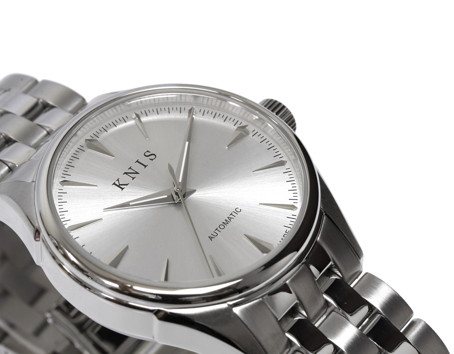 KNIS Automatic Sunray Dial White Silver KN001-WH