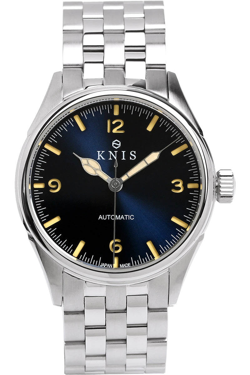 KNIS Automatic Retro Modern Super Luminova Blue KN002-BL