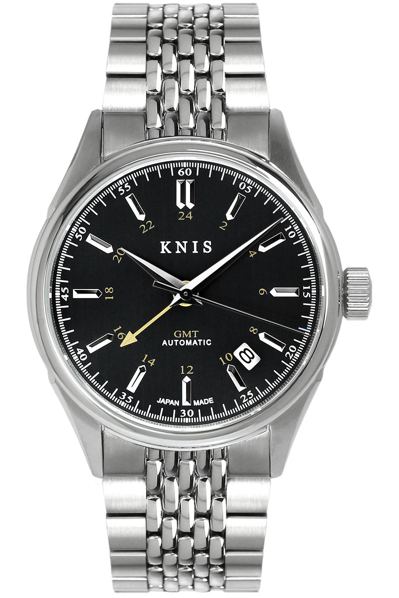 き*ん様 クロノタック　自動巻き時計 黒 ステンレススチール GMT き*ん様 クロノタック自動巻き時計 黒 ステンレススチール GMT