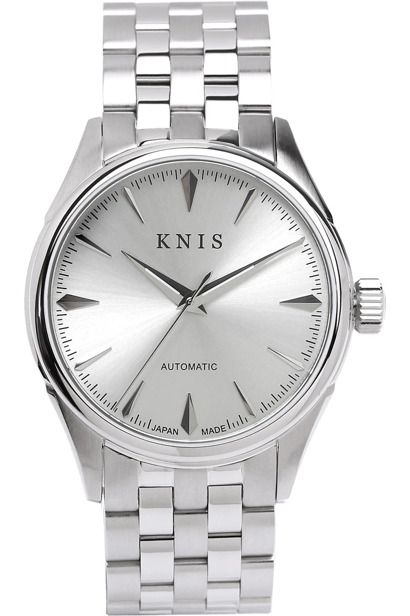 KNIS Automatic Sunray Dial White Silver KN001-WH