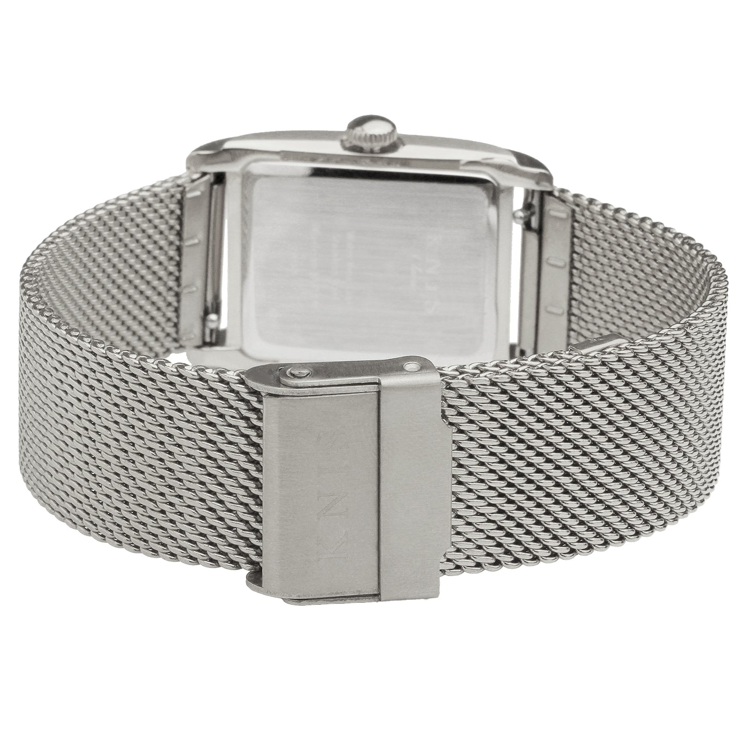 KNIS 18mm Stainless Steel Mesh Watch Strap – Silver