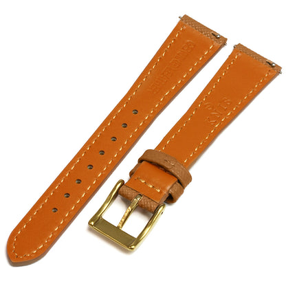 KNIS 18mm Saffiano Leather Strap – Camel