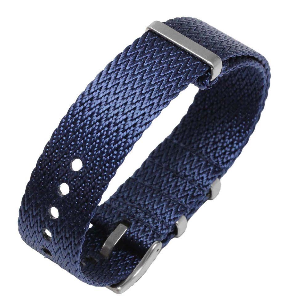 KNIS Nylon Strap Shark Tooth 20mm Navy