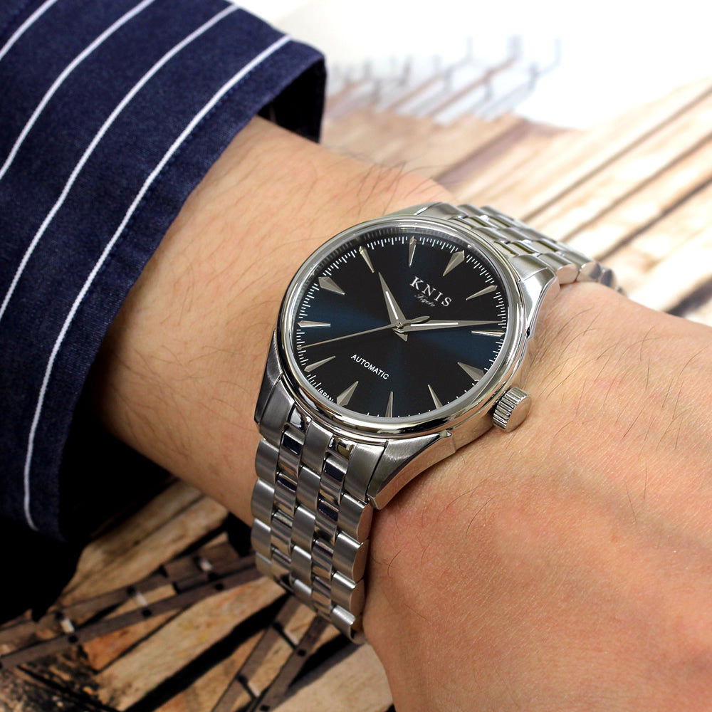 KNIS Automatic Sunray Dial Deep Blue KN001-BL 