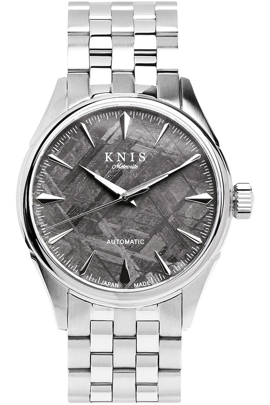 KNIS Meteorite Made in Japan Automatic Watch Men's Silver KN001-MT 