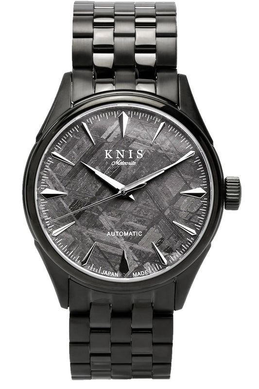 KNIS Meteorite Made in Japan Automatic Watch Men's Black KN001-MTBK 