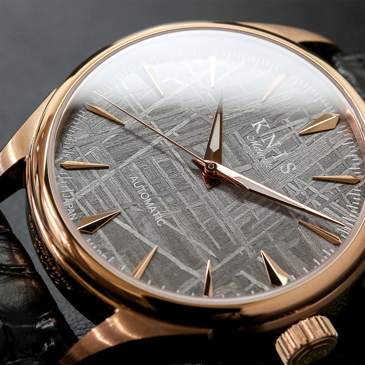 KNIS Meteorite Made in Japan Automatic Rose Gold 5th Anniversary Limited Edition KN001-MTRGLM