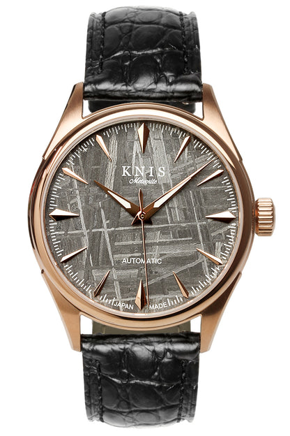 KNIS Meteorite Made in Japan Automatic Rose Gold 5th Anniversary Limited Edition KN001-MTRGLM
