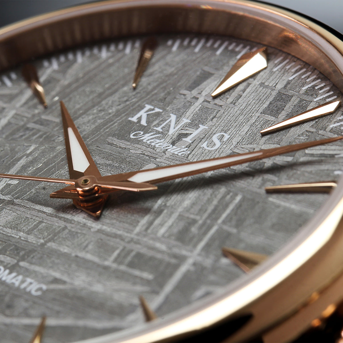 KNIS Meteorite Made in Japan Automatic Rose Gold 5th Anniversary Limited Edition KN001-MTRGLM