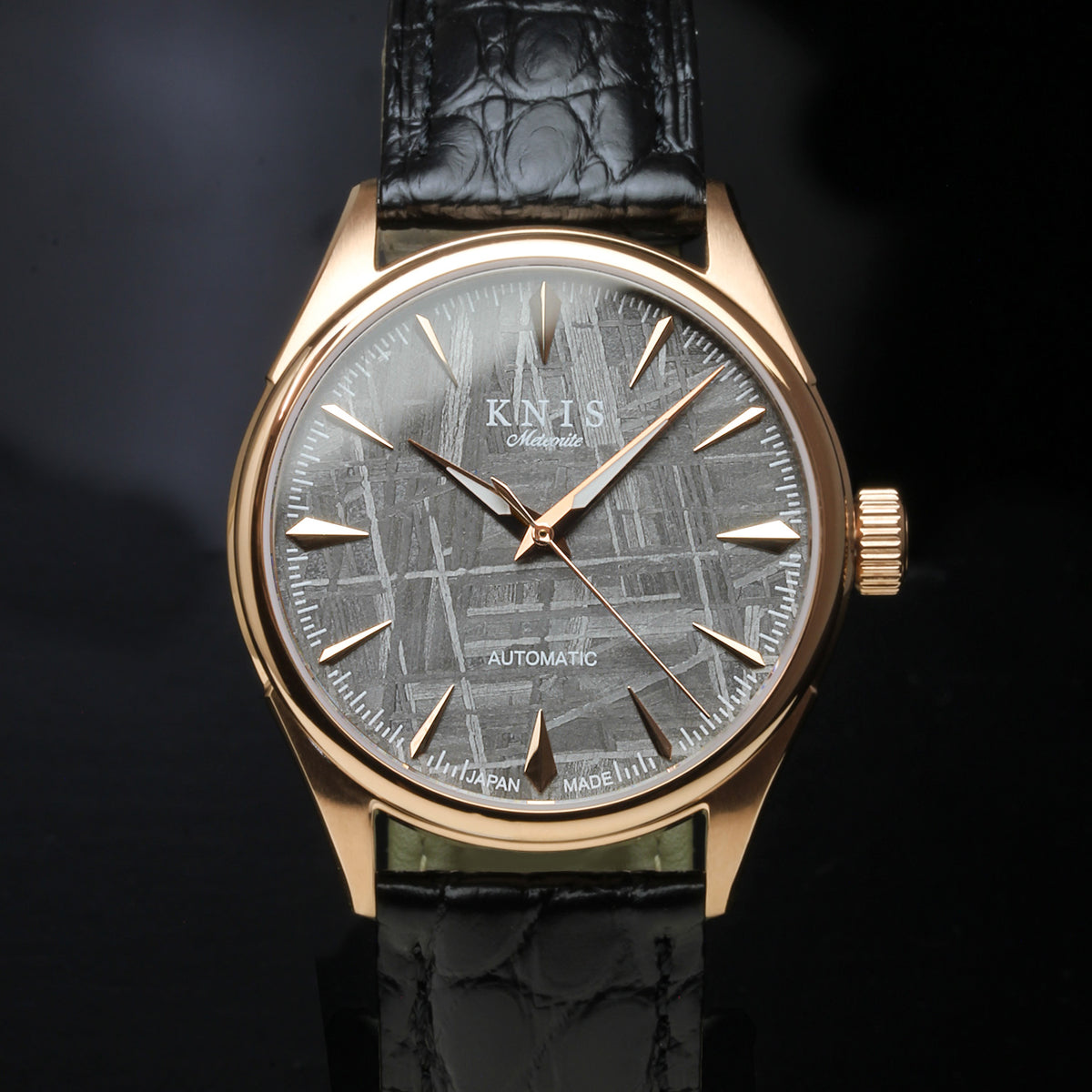 KNIS Meteorite Made in Japan Automatic Rose Gold 5th Anniversary Limited Edition KN001-MTRGLM