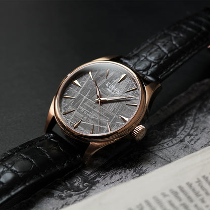 KNIS Meteorite Made in Japan Automatic Rose Gold 5th Anniversary Limited Edition KN001-MTRGLM