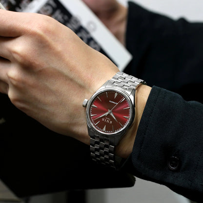 KNIS Automatic Sunray Dial Wine Red KN001-RD 
