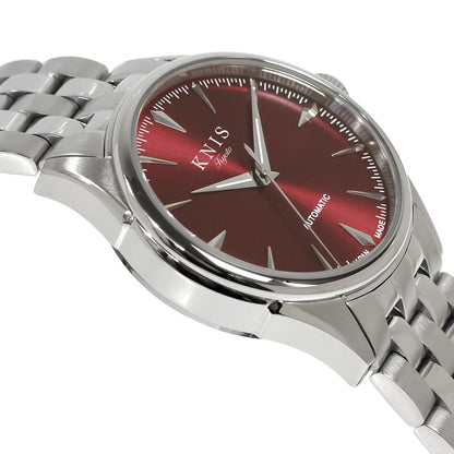 KNIS Automatic Sunray Dial Wine Red KN001-RD 