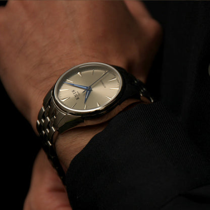 KNIS Automatic Sunray Dial Champagne Gold KN001-SGSS 