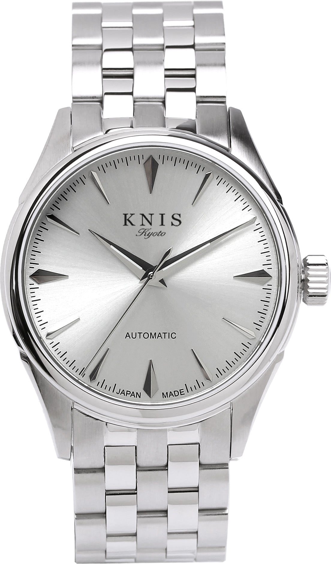 KNIS Automatic Sunray Dial White Silver KN001-WH 