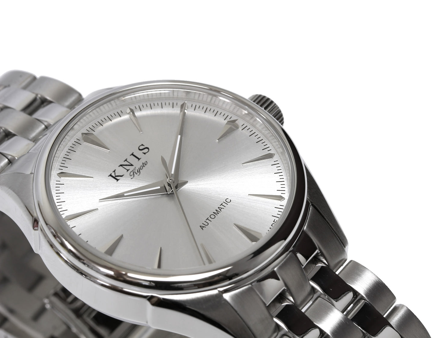 KNIS Automatic Sunray Dial White Silver KN001-WH 