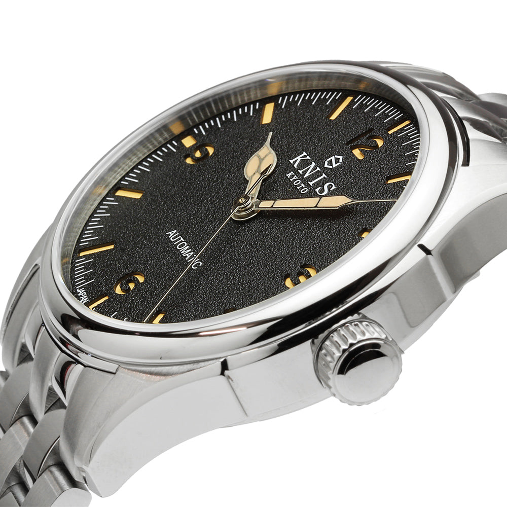 KNIS Automatic Retro Modern Super Luminova Black KN002-BK 