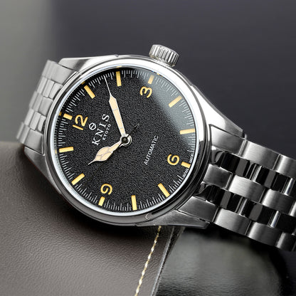 KNIS Automatic Retro Modern Super Luminova Black KN002-BK 