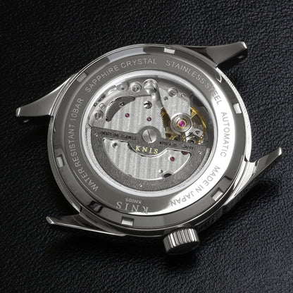 KNIS KODOU 自動巻き 日本製 スモールセコンド レザー ブラウン 京秋穂 KN009-BRBRLE