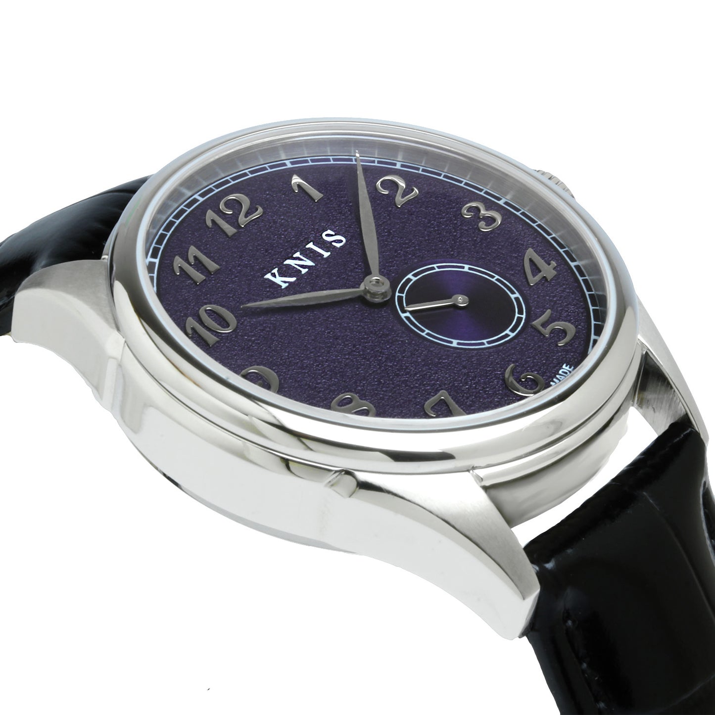 KNIS KODOU 自動巻き 日本製 スモールセコンド レザー パープル 京紫 KN009-PPBKLE
