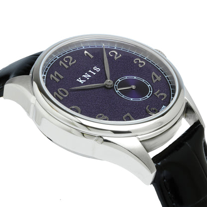 KNIS KODOU 自動巻き 日本製 スモールセコンド レザー パープル 京紫 KN009-PPBKLE