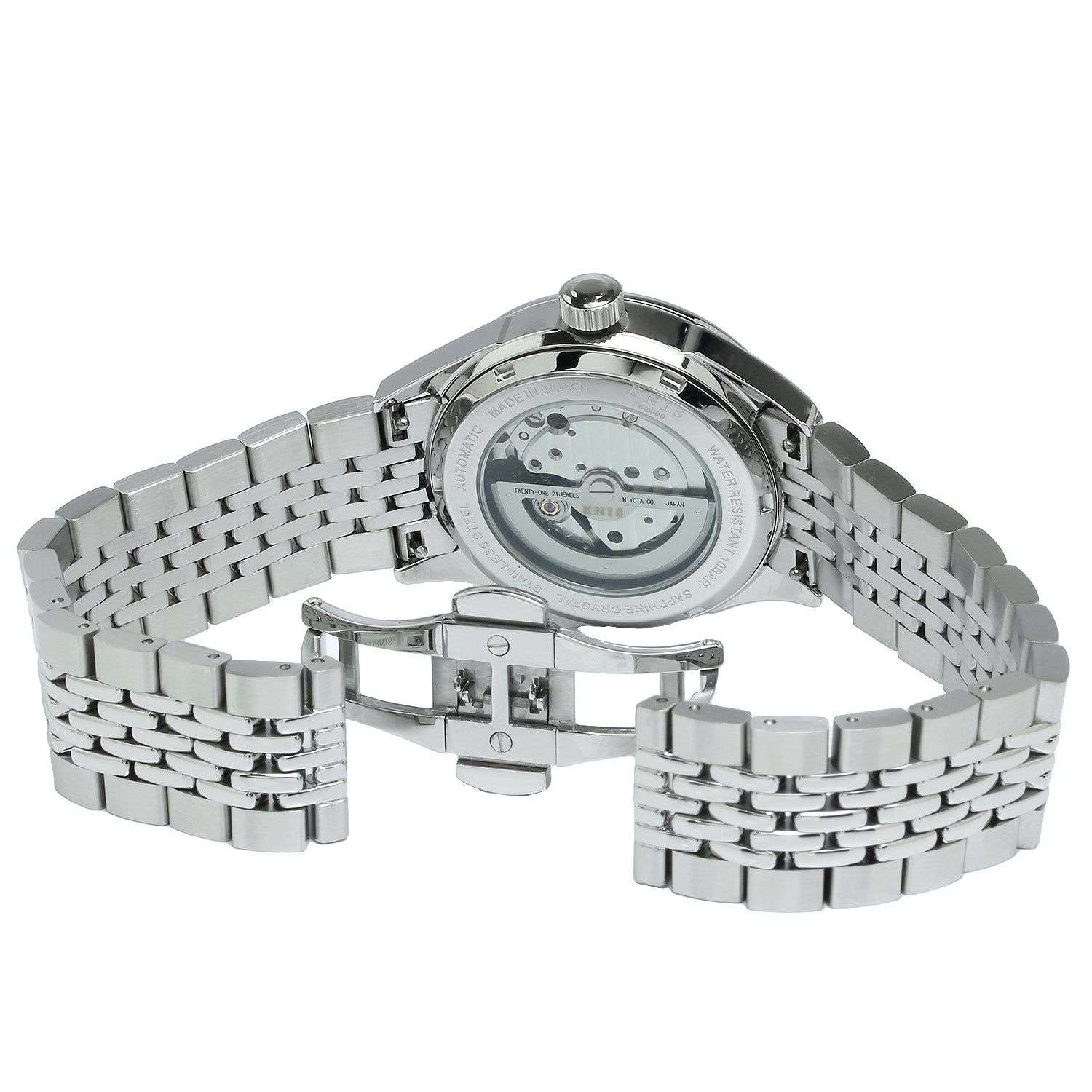 KNIS KODOU Small Seconds Automatic – Purple / Stainless Steel Bracelet