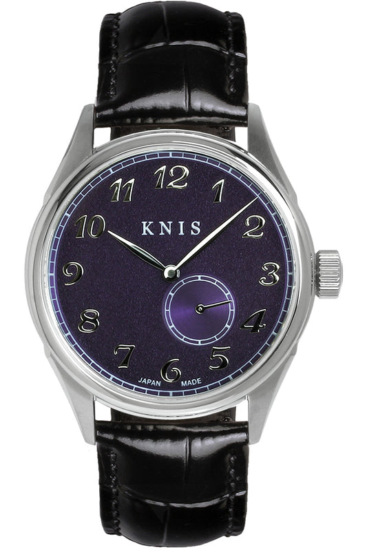 KNIS KODOU 自動巻き 日本製 スモールセコンド レザー パープル 京紫 KN009-PPBKLE