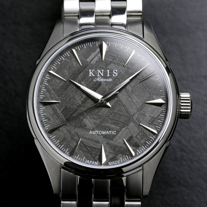 KNIS Meteorite Made in Japan Automatic Watch Men's Silver KN001-MT 