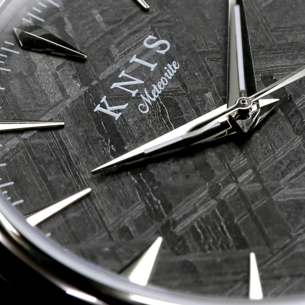 KNIS Meteorite Made in Japan Automatic Watch Men's Silver KN001-MT 